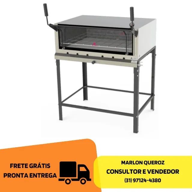 Forno Refratário Progas 90x90 Novo