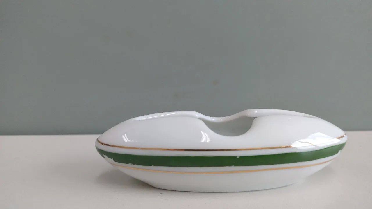 Antiga Chaluteira do Náutico Atlético Cearense porcelana Real  - Foto 2