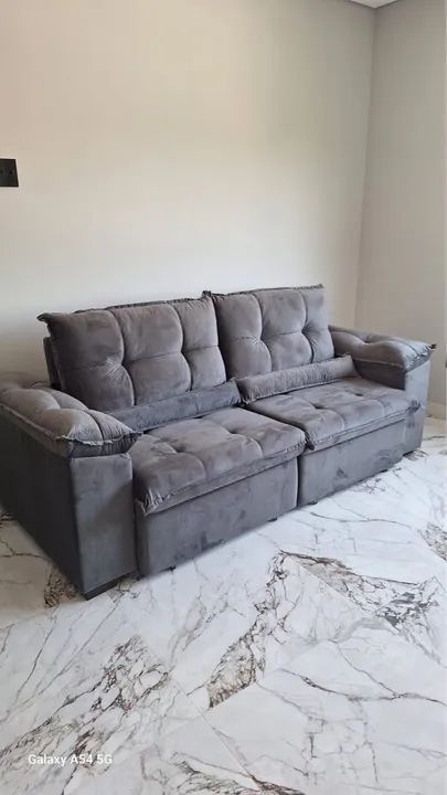 Sofá Retratil Reclinável Premium  2,00 mts - Foto 3