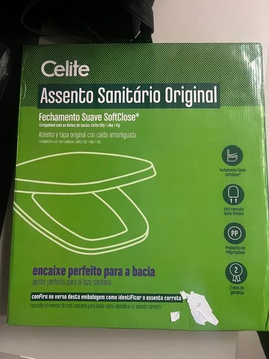 Assento Sanitario Celite Soft Close City Plus Branco - Foto 2