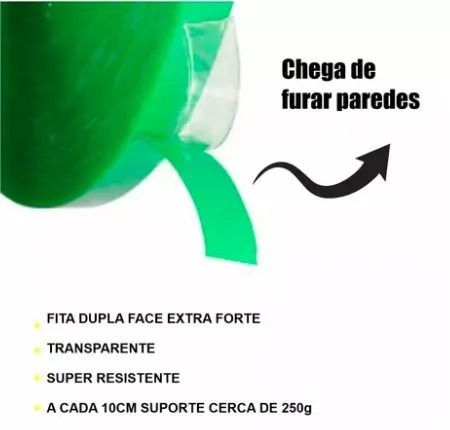 FITA DUPLA FACE TRANSPARENTE  - Foto 4