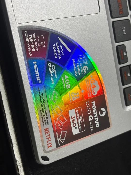 Notebook Positivo Duo Q432A 360º - Foto 4