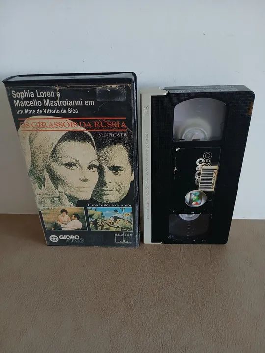 Fita Vhs Os Girassois da Russia - Sophia Loren - Raro