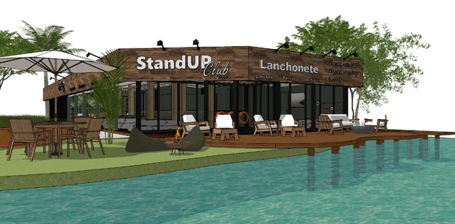 Alugo Ponto Comercial em frente a Lagoa, Praia da Barra Garopaba 100mt2
