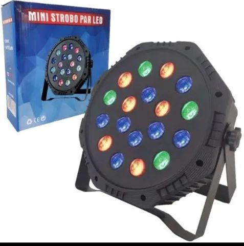 Iluminação Refletor RGB 18 LED 