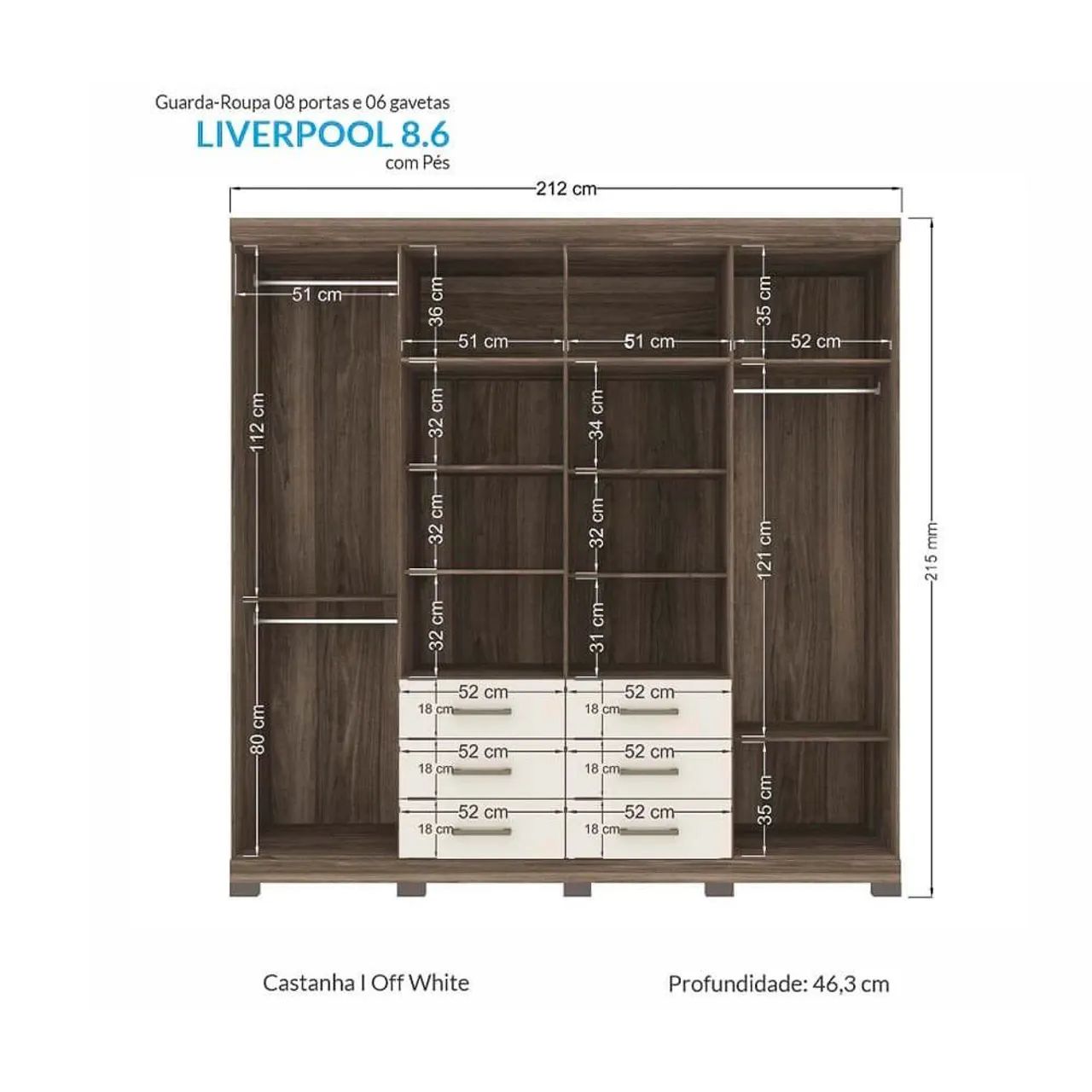 Guarda roupa casal  - Foto 2