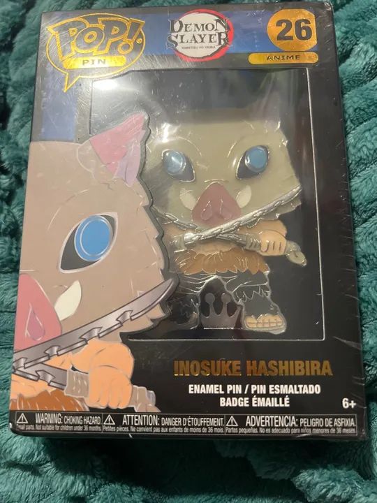 pin funko pop demon slayer 26 kimetsu no yaiba inosuke hashibira anime