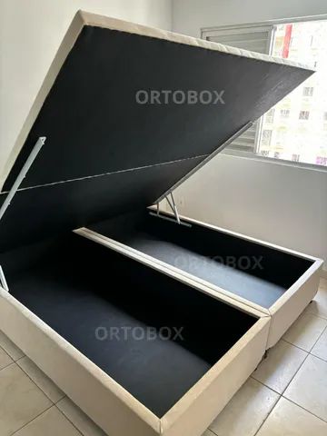 Cama Box Baú Queen Size estrutura reforçada - Foto 2