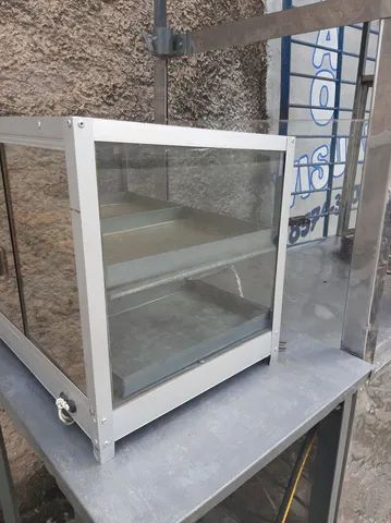 Carrocinha de lanche e estufa em inox - Foto 3