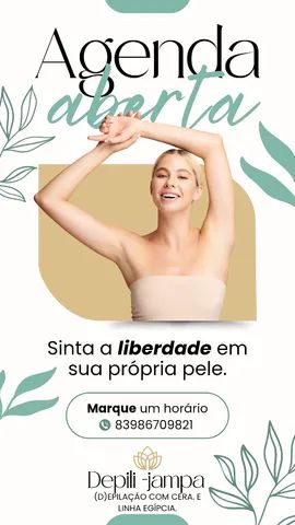 Depilação em domicílio.