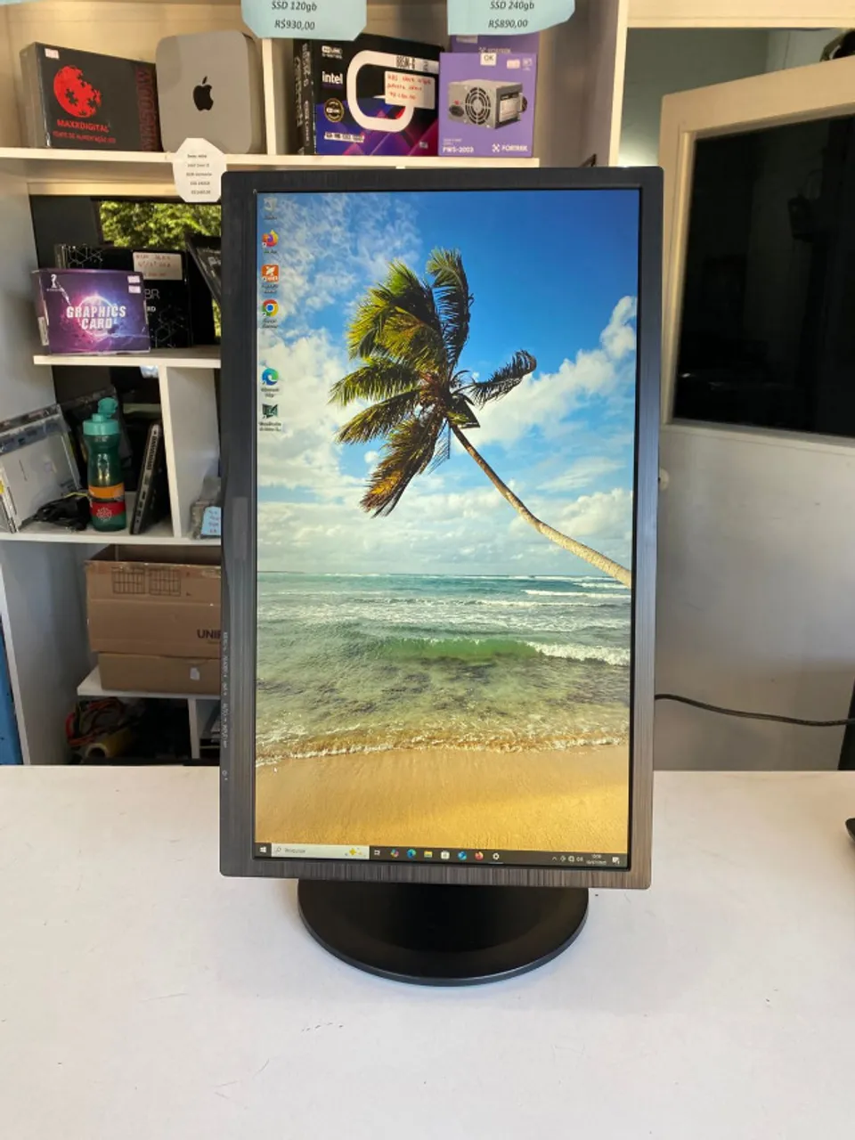 monitor hdmi 22 polegadas lg articulado led fullhd 1920x1080p hdmi/vga garantia e nf