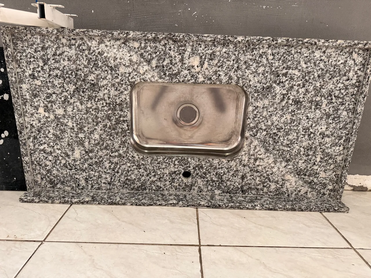 Pia de Granito com Cuba de aço