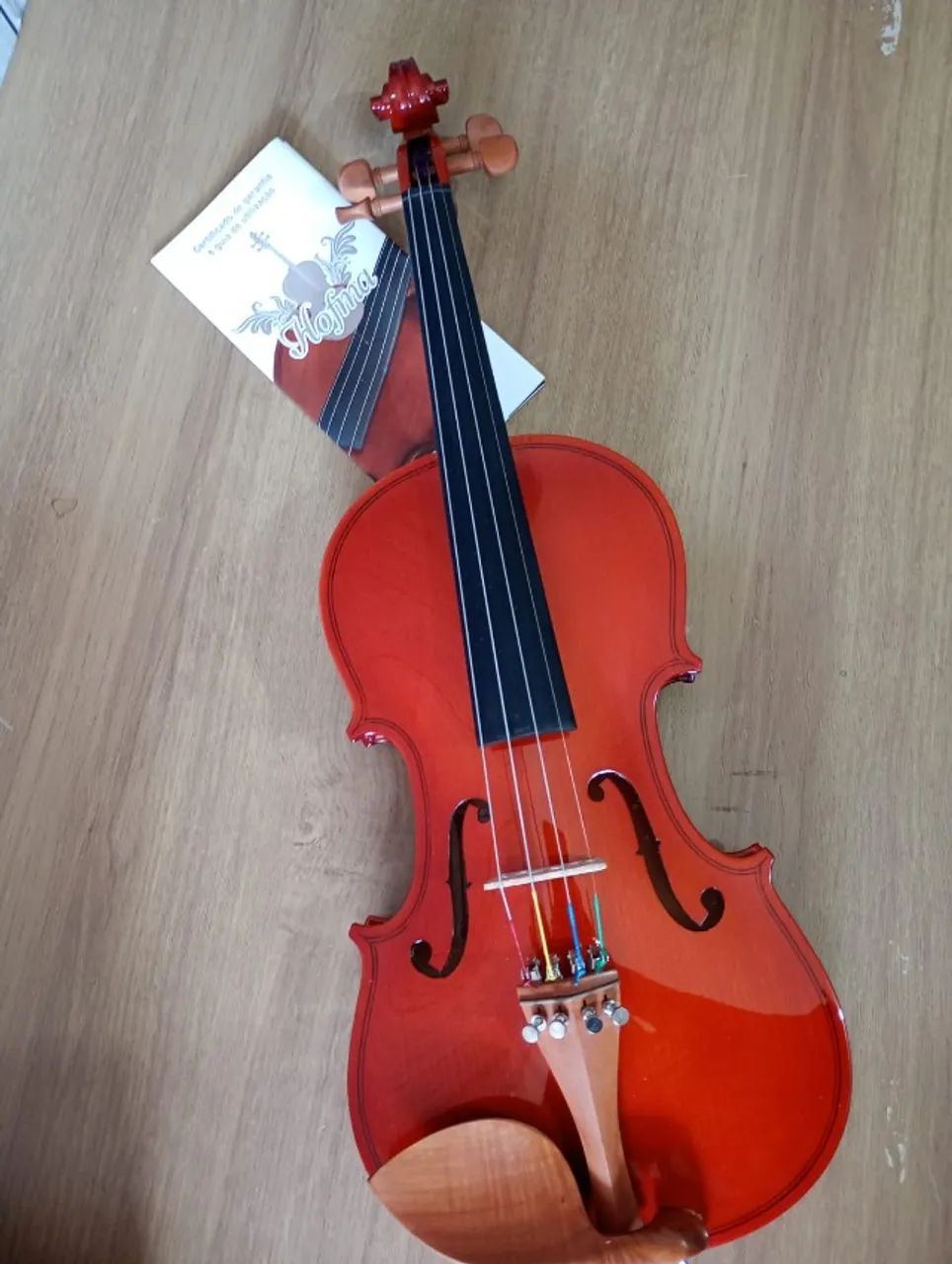 Violino Hofma 4/4 Completo e Ajustado e Cordas Mauro Calixto - HVE241 - Foto 3