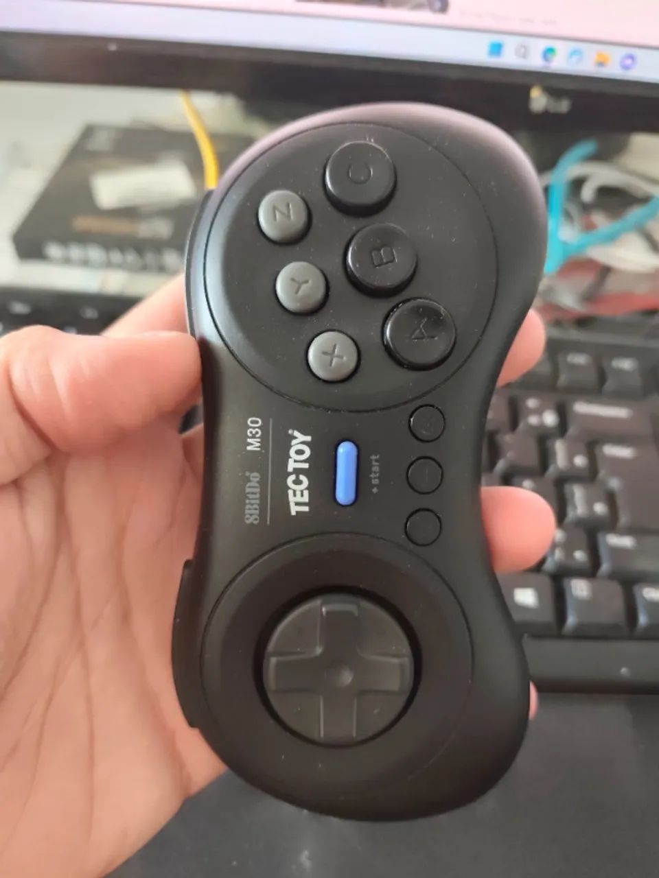 Controle 8bitdo M30 - Bluetooth - Preto - Foto 3