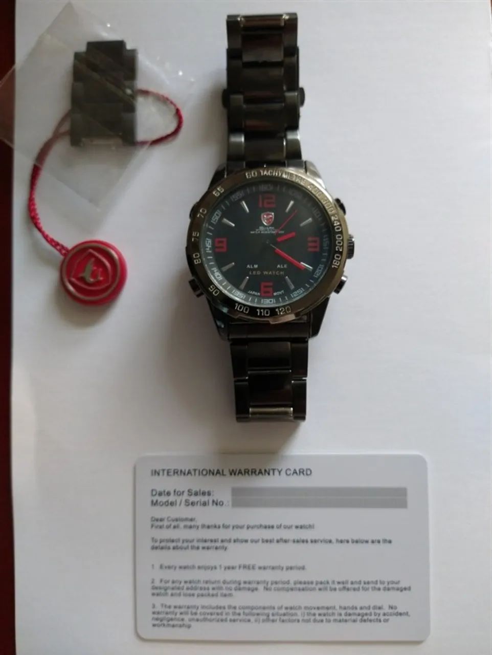 Relógio importado Shark Sport - usado em ótimo estado - Foto 3