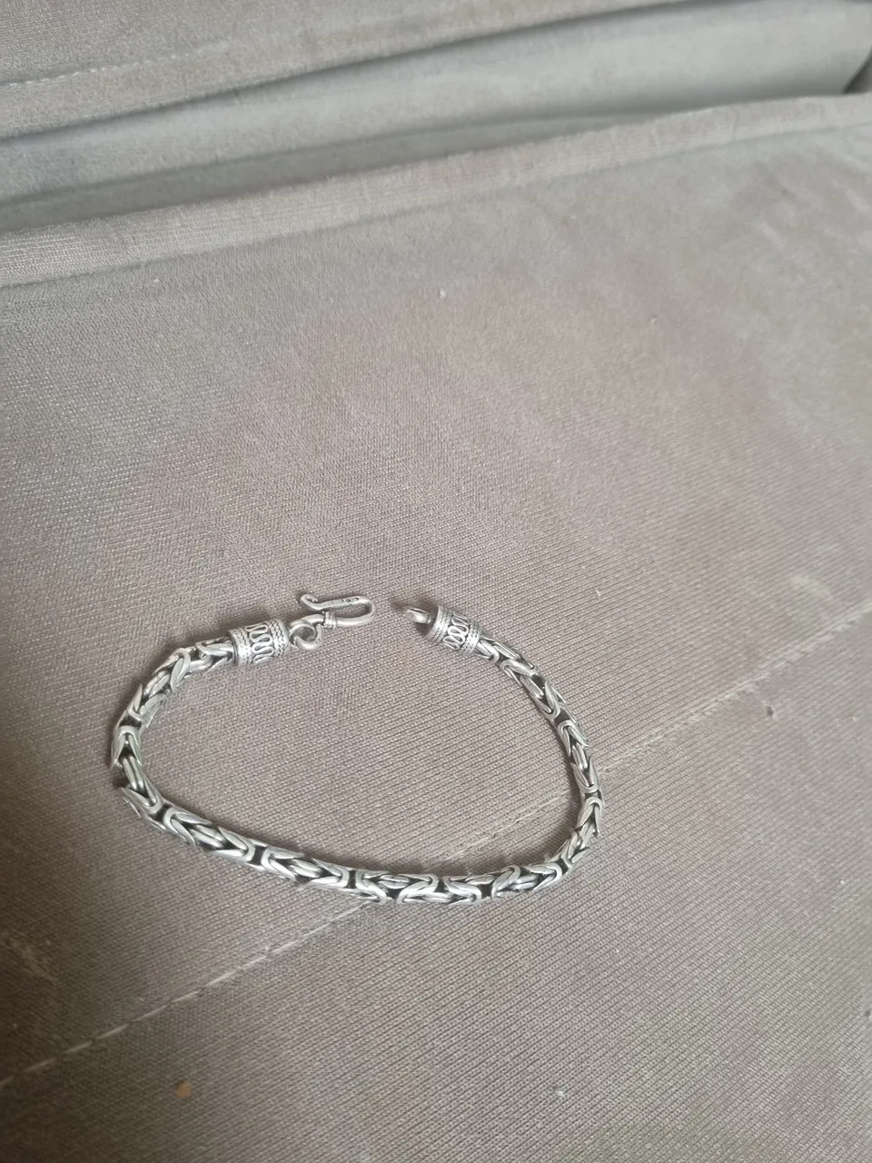 Pulseira Prata 925 - Elo Bizantino