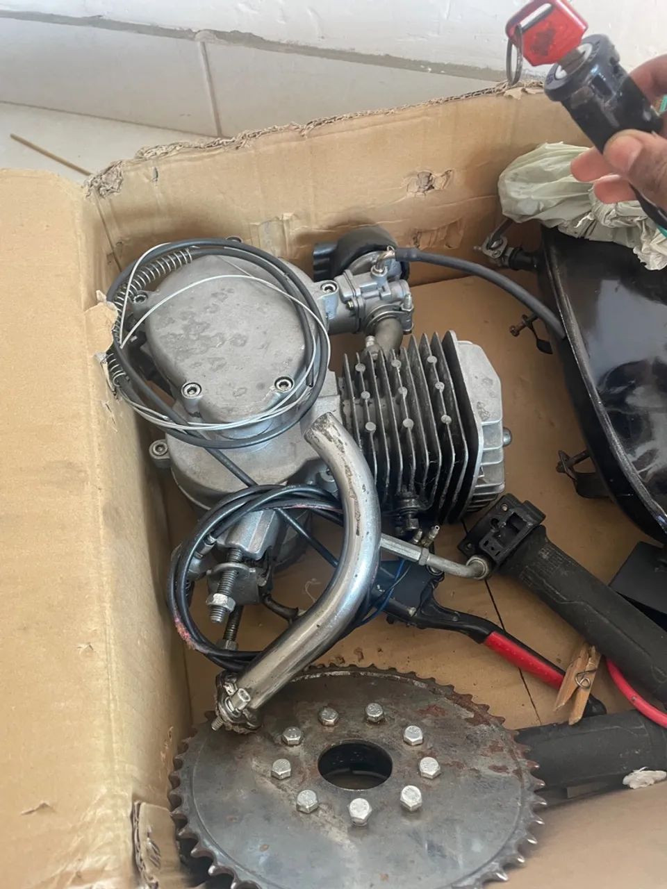 MOTOR 80 Cc TODO BOM SÓ BOTA E USAR  - Foto 5