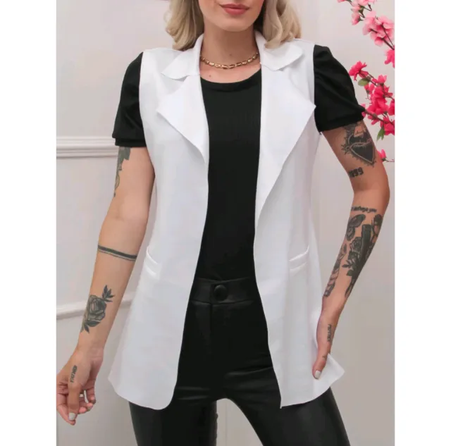 Corselete branco tecido neoprene veste super bem