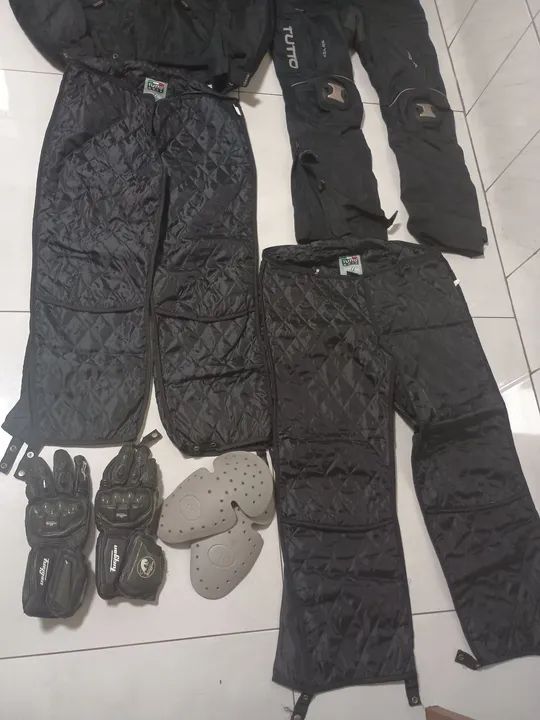 Conjunto de Motociclista - Jaqueta, Calça e luva - Foto 4