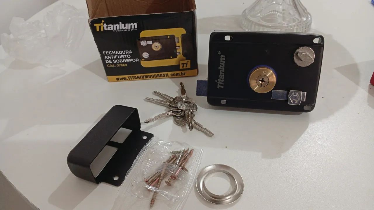Fechadura Anti-Furto de Sobrepor Titanium - Foto 2
