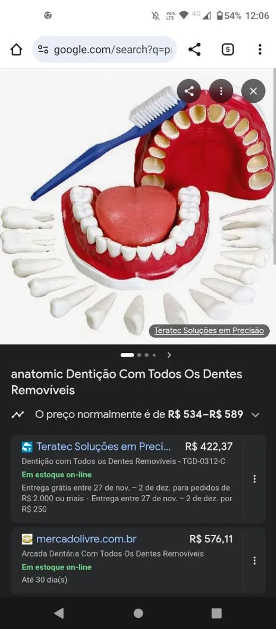 Manequim macro modelo de dentes - Foto 6