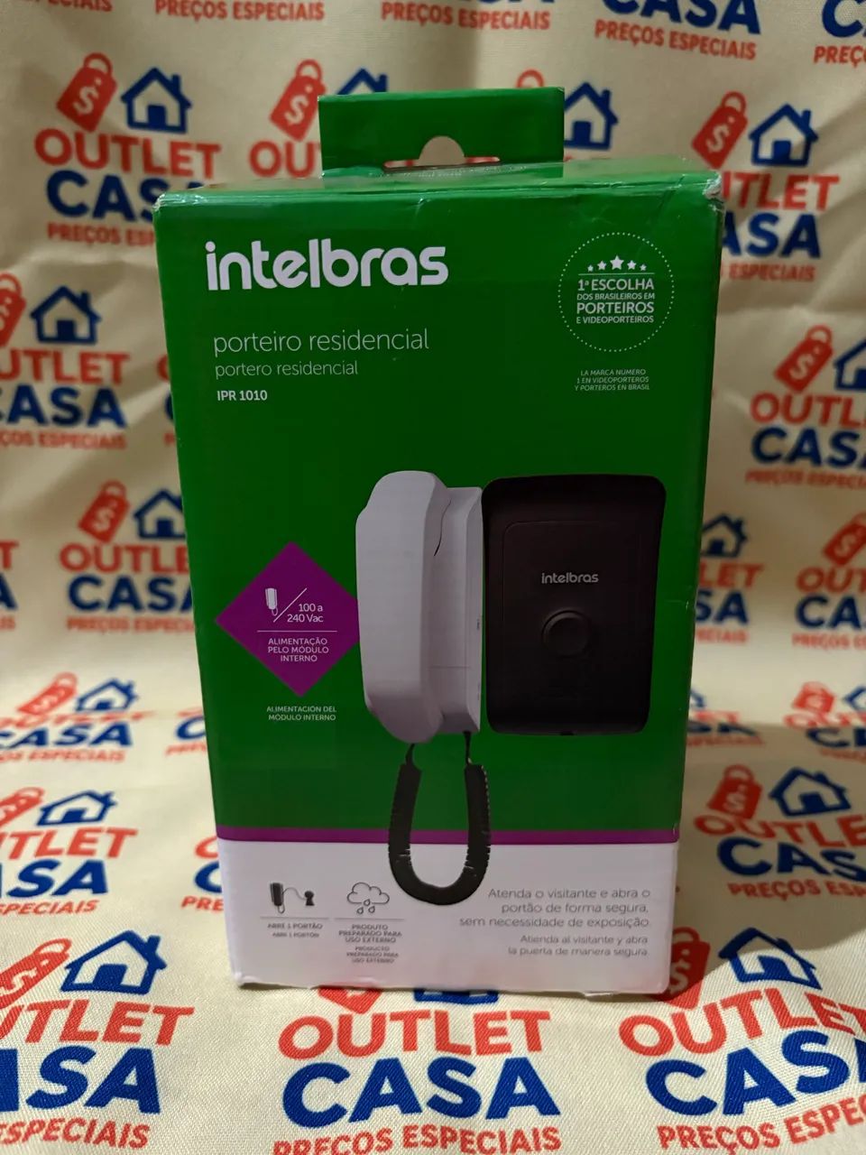 Interfone Porteiro Intelbras Ipr 1010 Original + Garantia Nf Branco