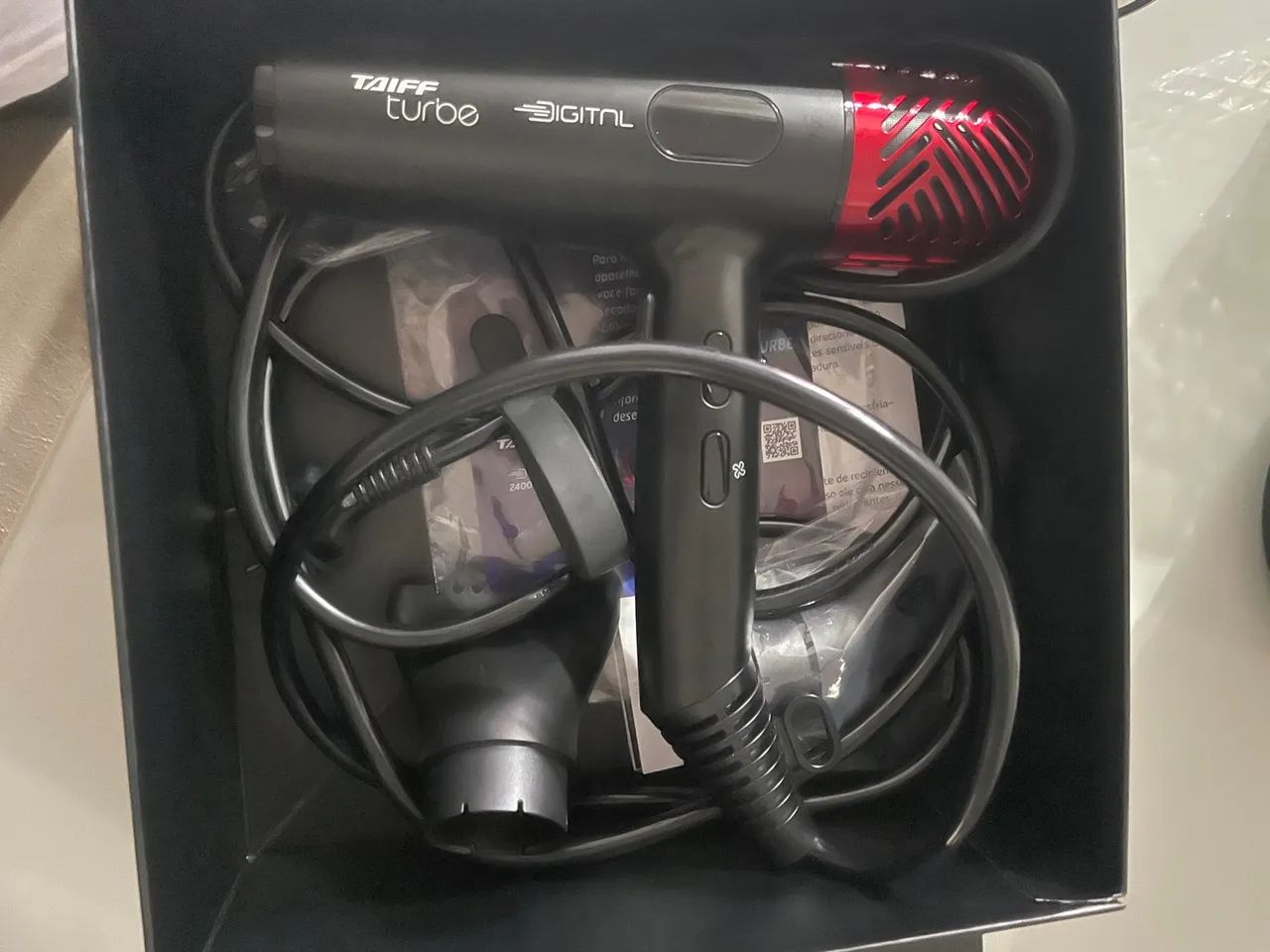Secador de Cabelo Taiff Turbo 2400W Digital - Foto 3