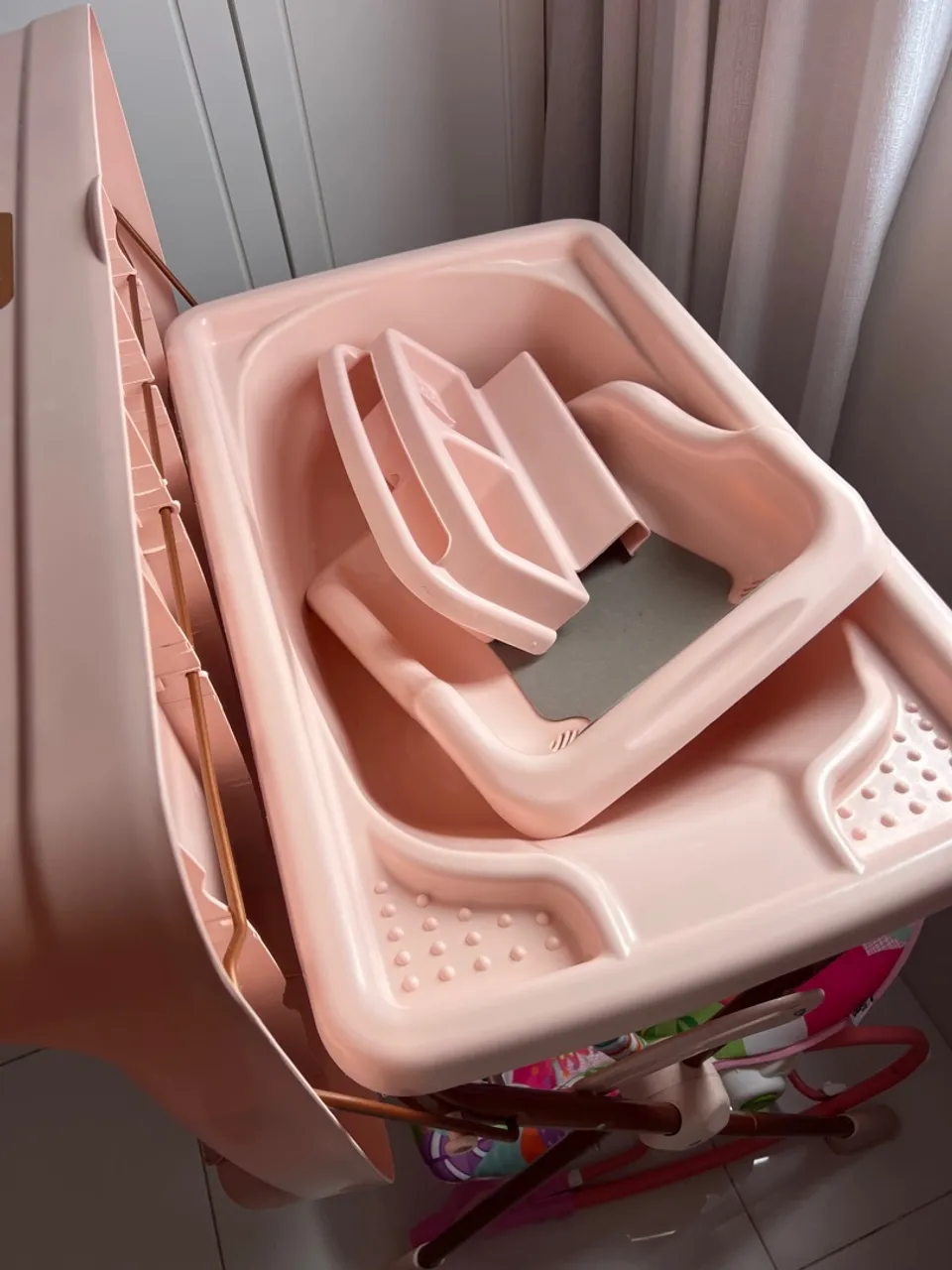 Banheira com trocador burigotto rose