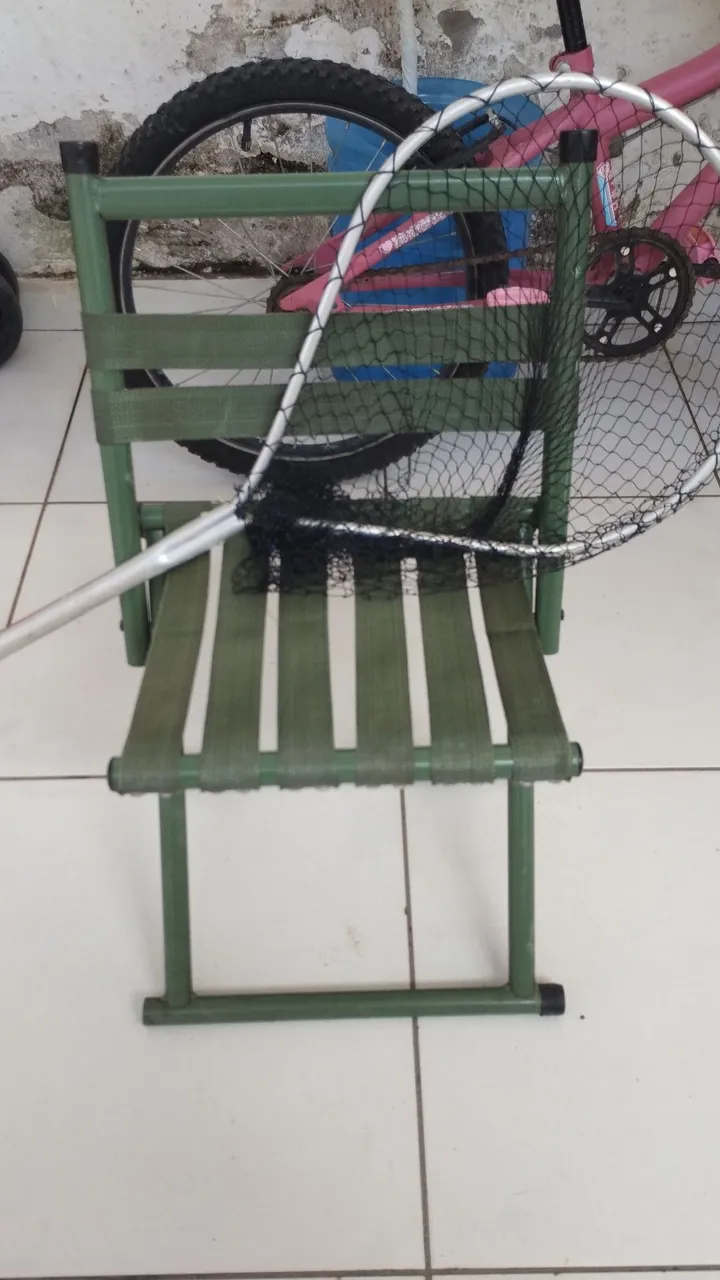Passaguá e cadeira de pesca