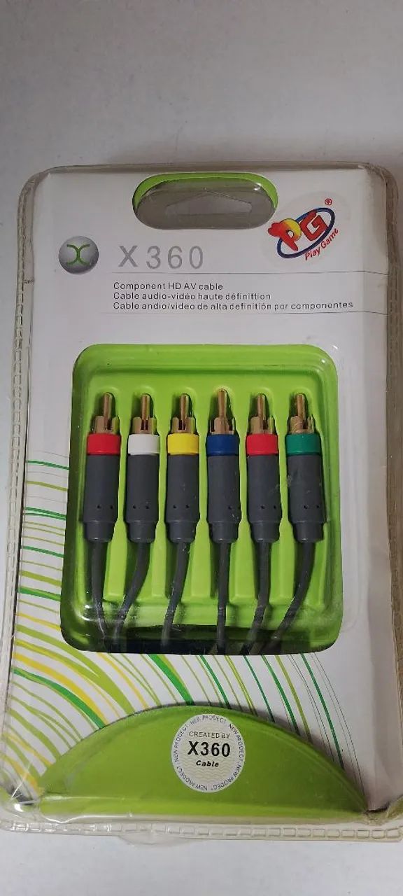 Cabo AV componente HD para Xbox 360
