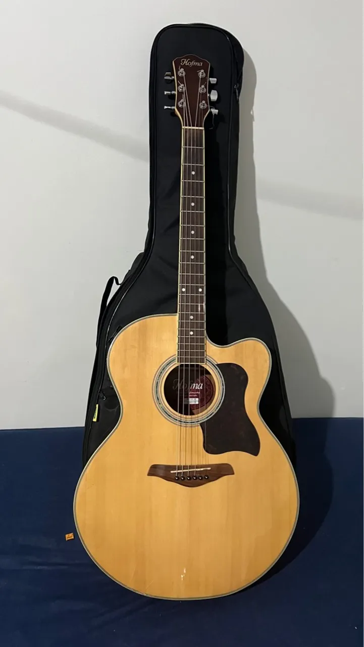 Violão Hofma Elétrico com Capa