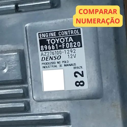 Kit Módulo Injeção Toyota Sw4 2.8 2018 2019 2020 89661-f0820 - Foto 7