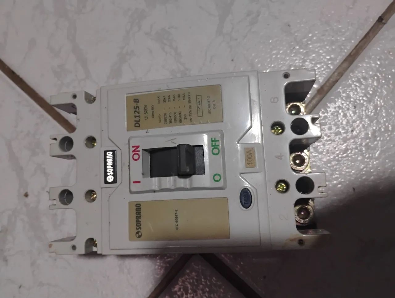 Disjuntor Soprano DL125-B 100A - Foto 2