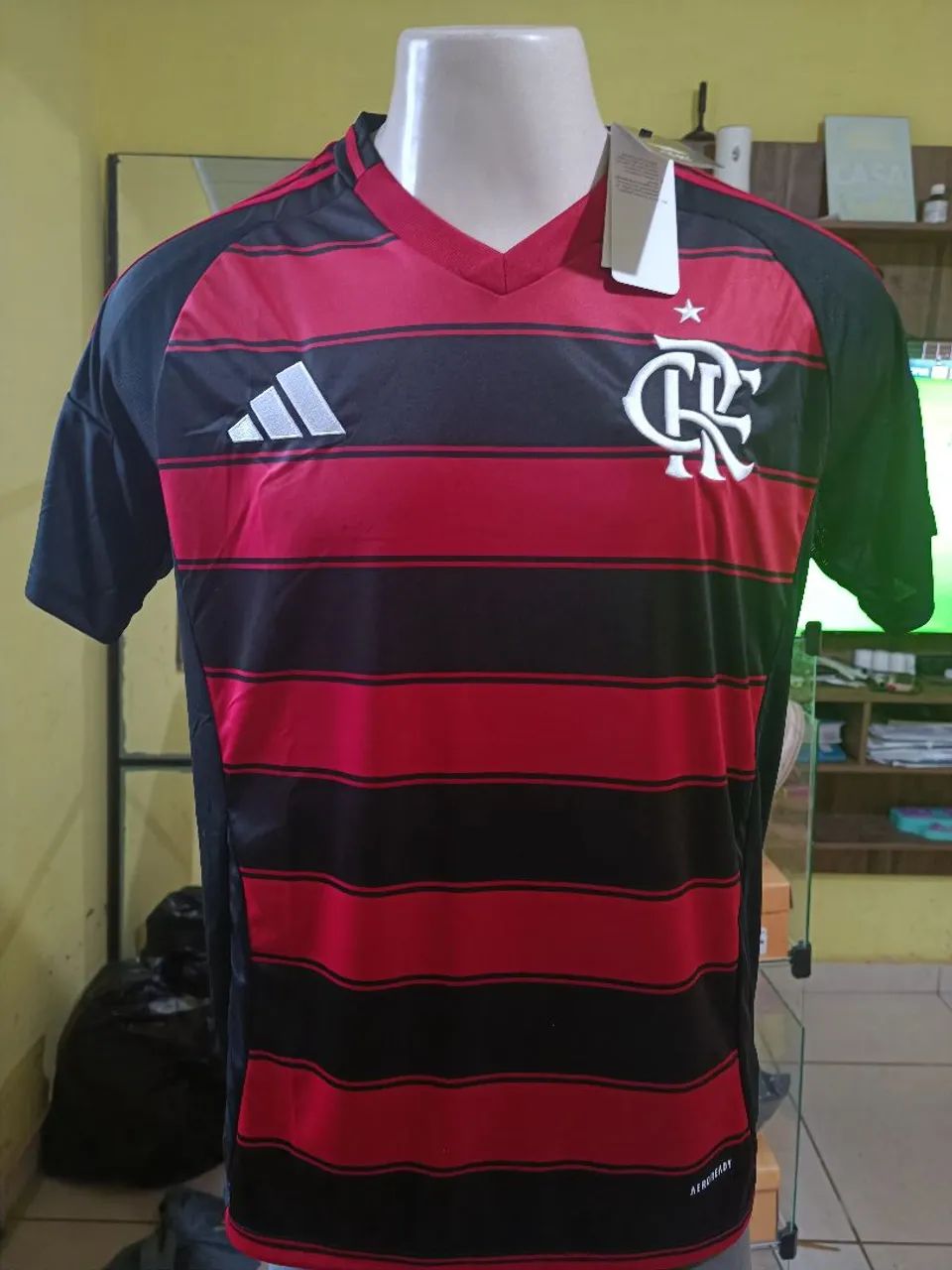 Camisa Flamengo Adidas - Manga Curta