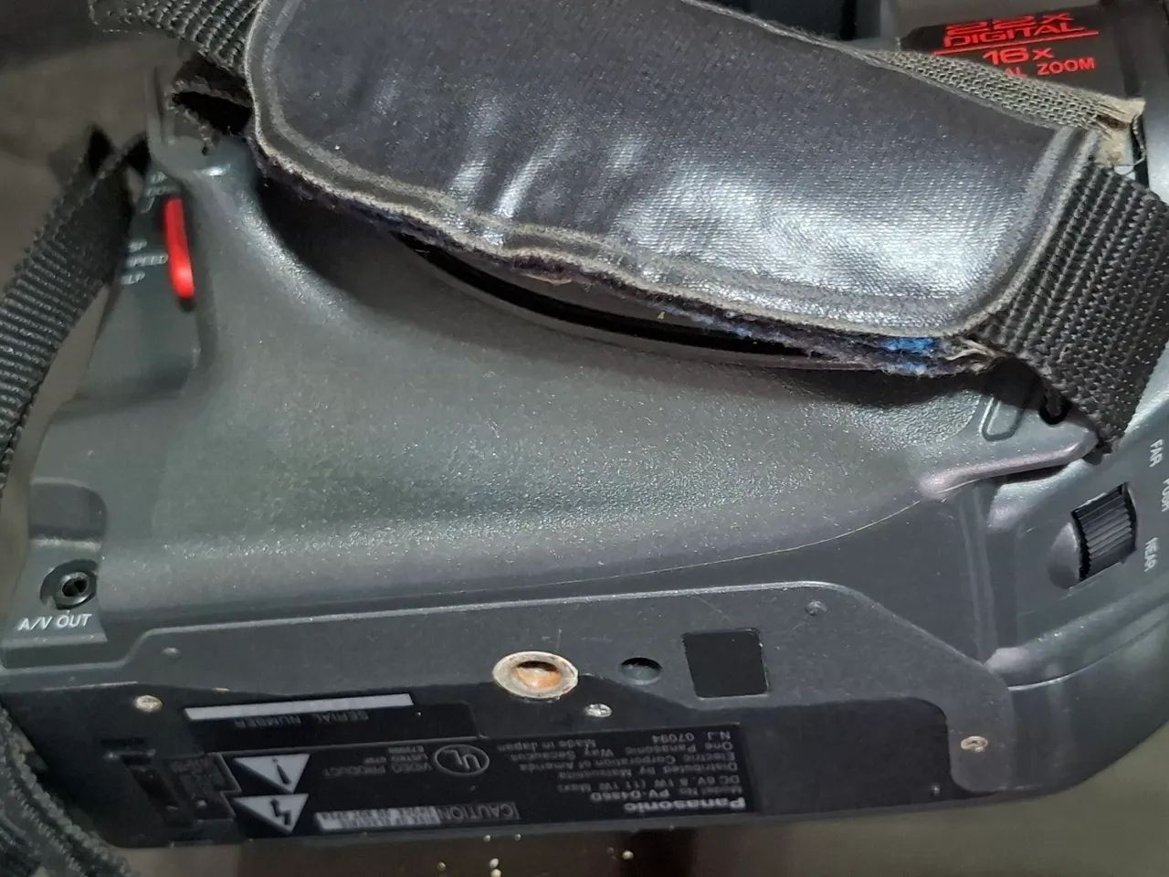 Filmadora Panasonic sem bateria.  - Foto 4