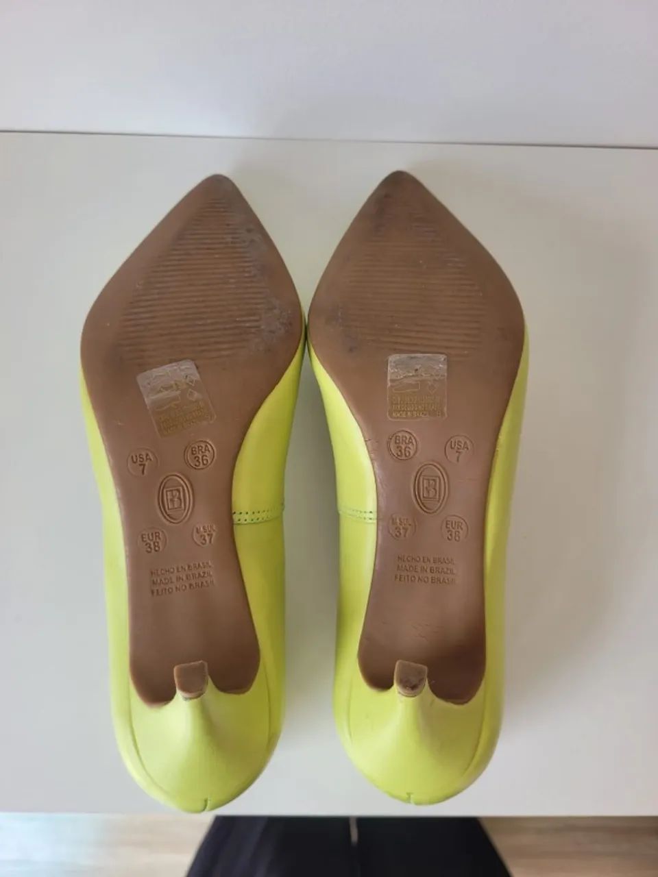 Sapato Bottero Scarpin Verde Limão - Foto 3