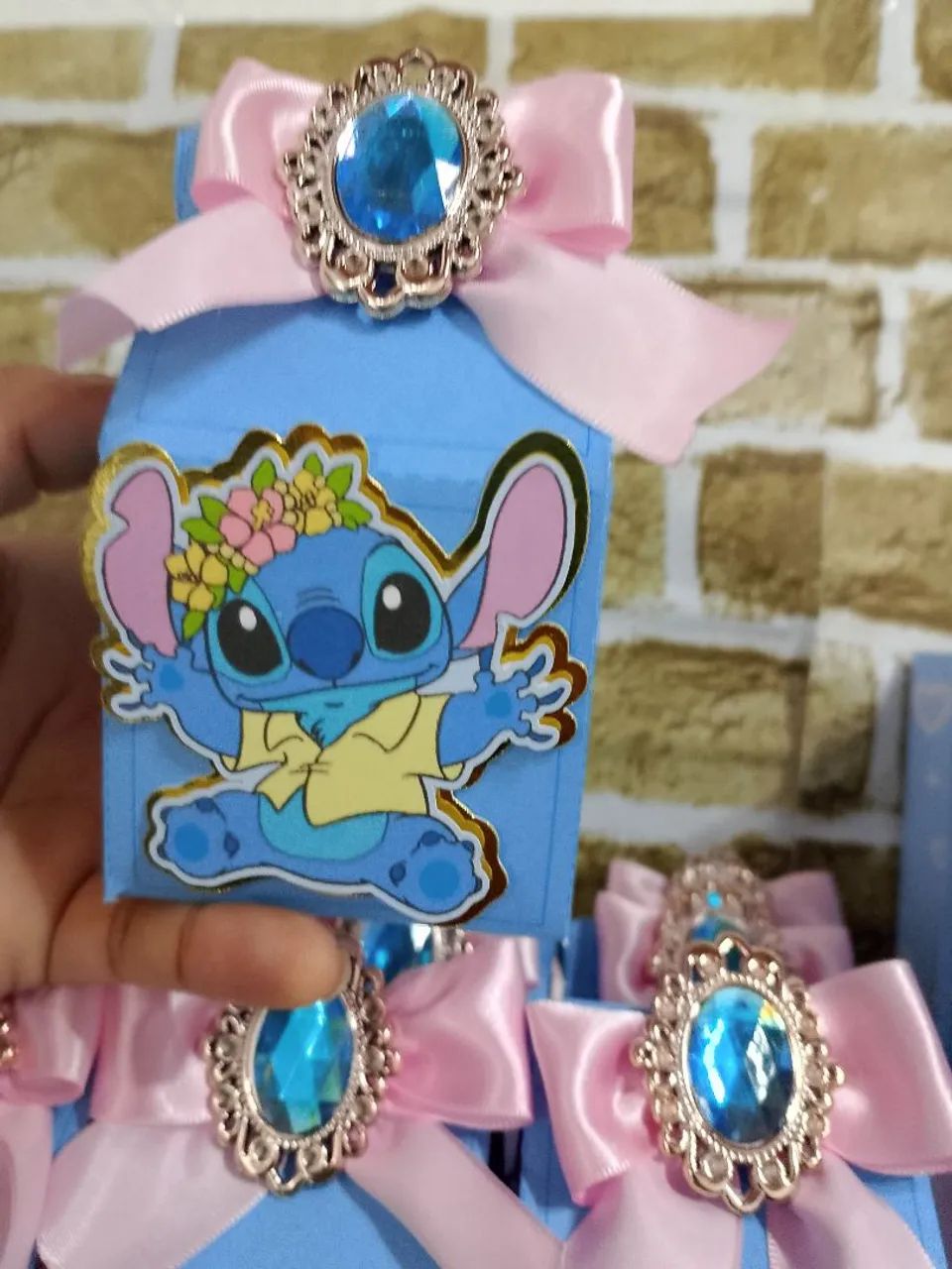 Caixa de presente personalizada Stitch - Foto 3