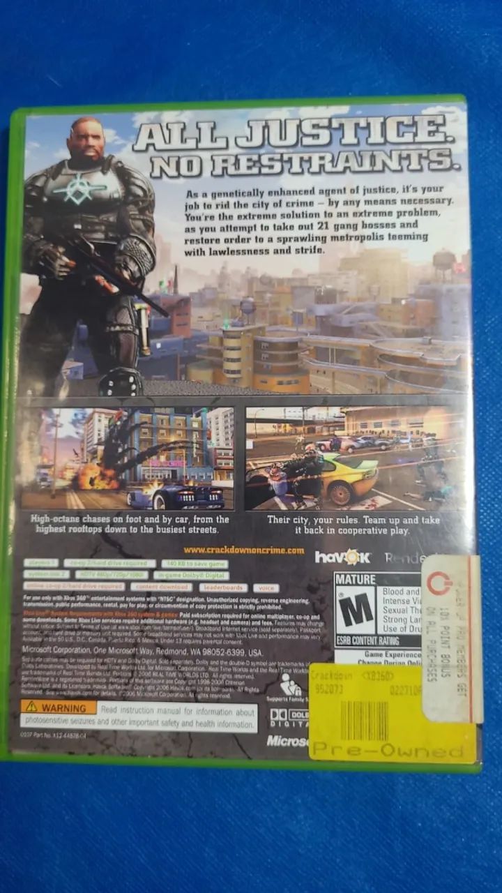 Crackdown - Xbox 360 Jogo - Completo com Caixa e Mídia - Foto 2