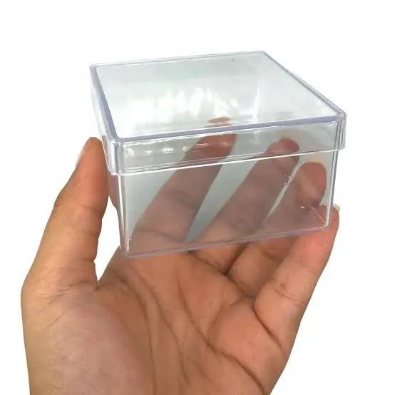 Caixa de Acrílico Transparente com Tampa 