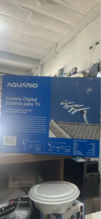 Antena Externa de TV Digital Aquário - Novo - Foto 3