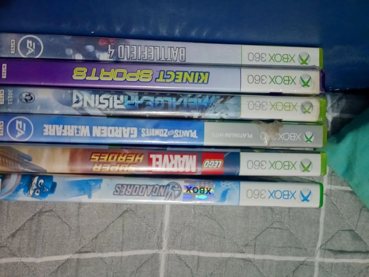 Xbox 360 com Kinect e 6 jogos - Console de jogos - Foto 3