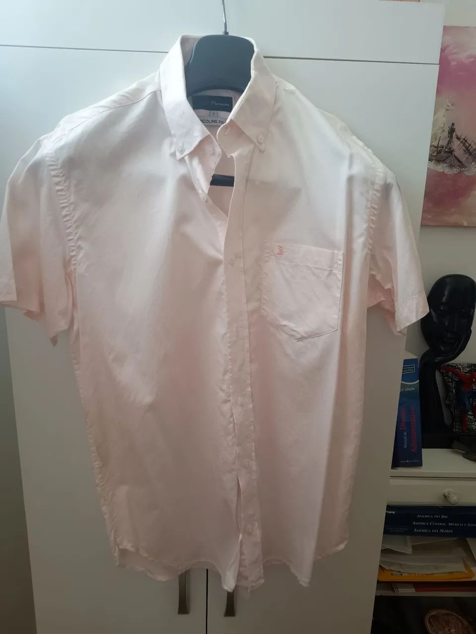 Camisa Social Rosa - Tamanho M