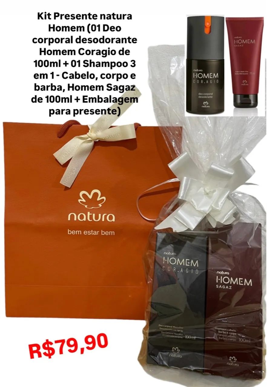 Tenho a pronta entrega esses Kits para presentes, natura. - Foto 3