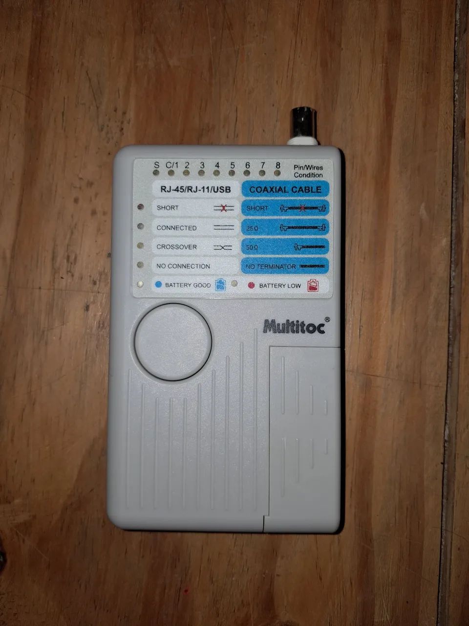 Testador de cabos Multitoc MT-20063824108644609120