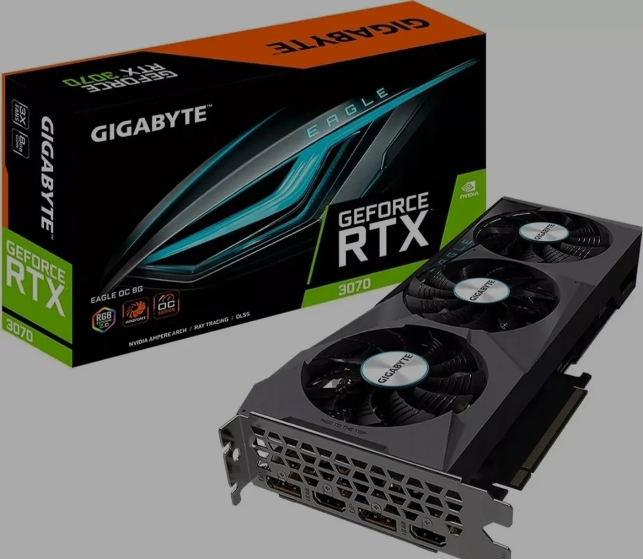 Placa de Vídeo Gigabyte GeForce RTX 3070 8G
