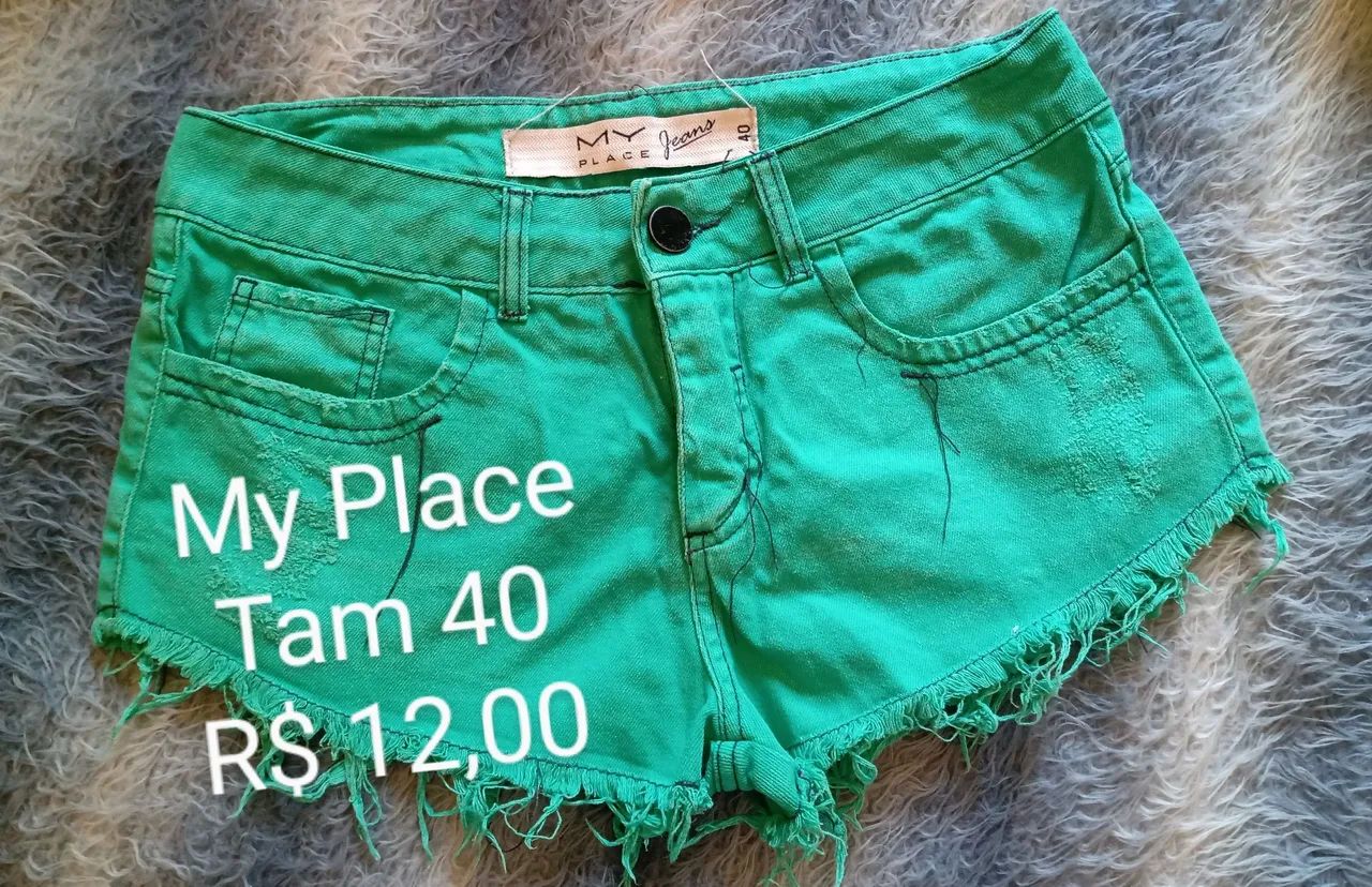 Short jeans Verde 