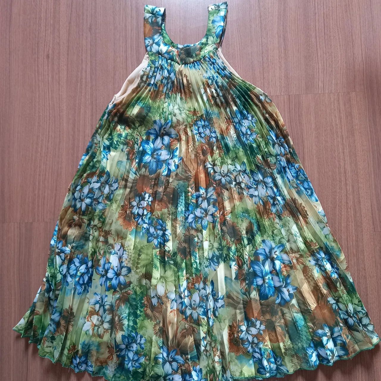 Vestido  Plissado Floral