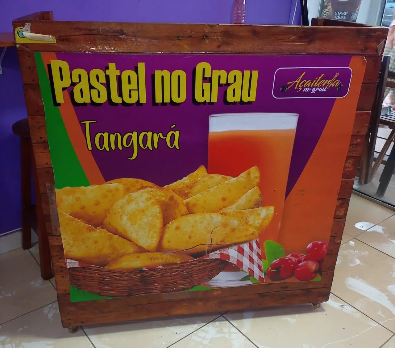 Banca de Pastel e Açaí Personalizada