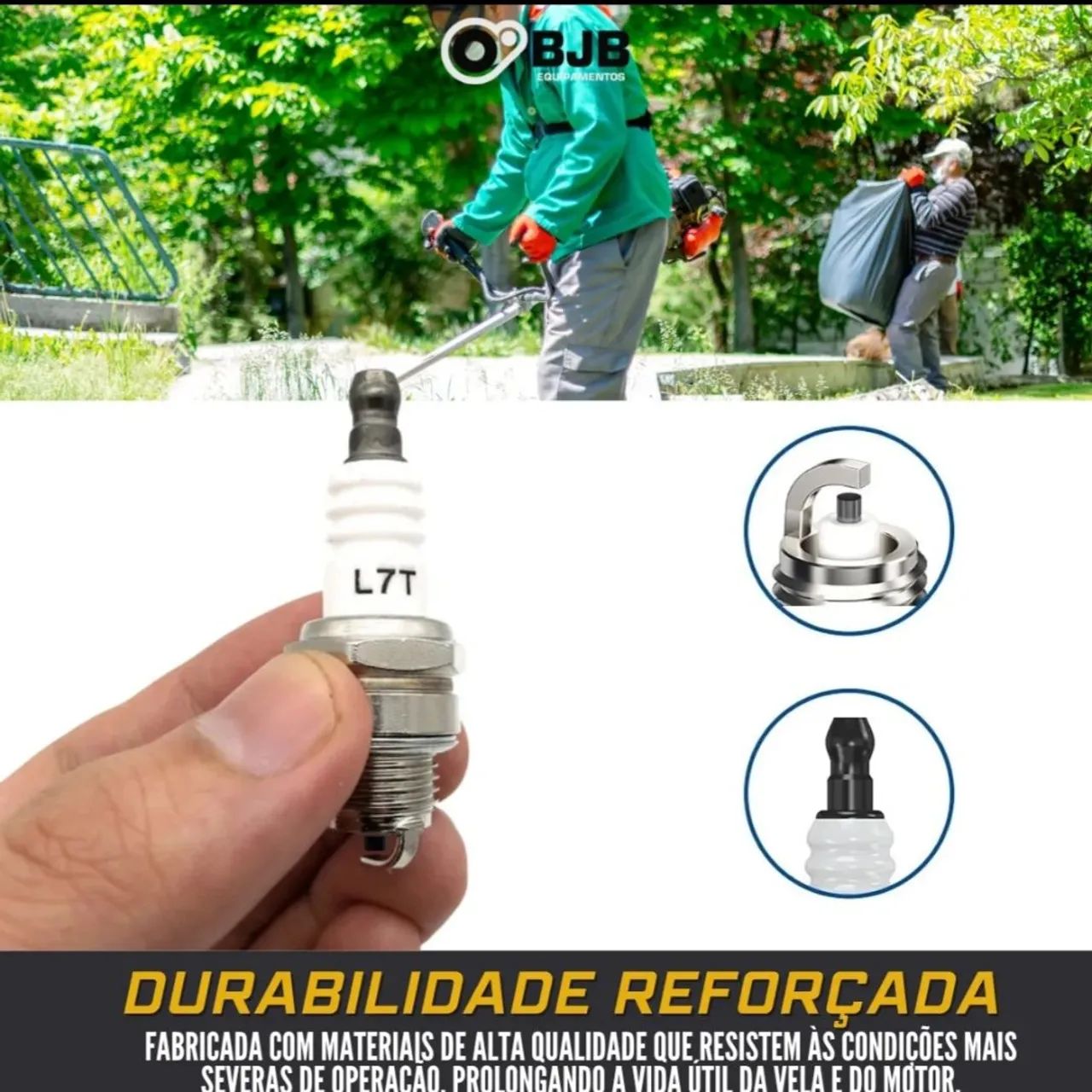 Vela de ignição para roçadeira  - Foto 3