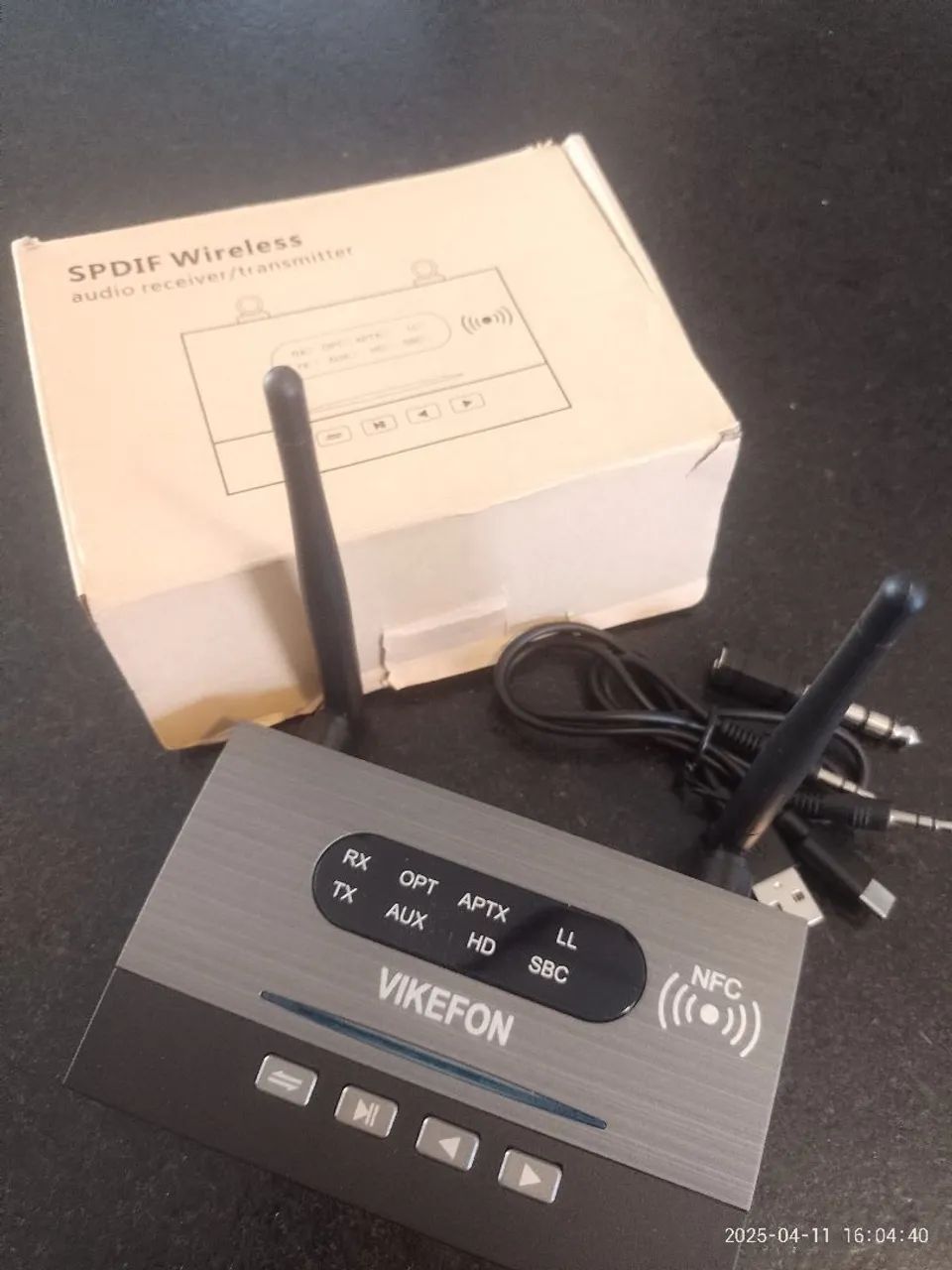 SPDIF Vikefon  receptor e transmissor de áudio - RX/TX - Foto 4
